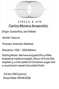 Anaerobic Washed Carlos Fernández Morera - Costa Rica